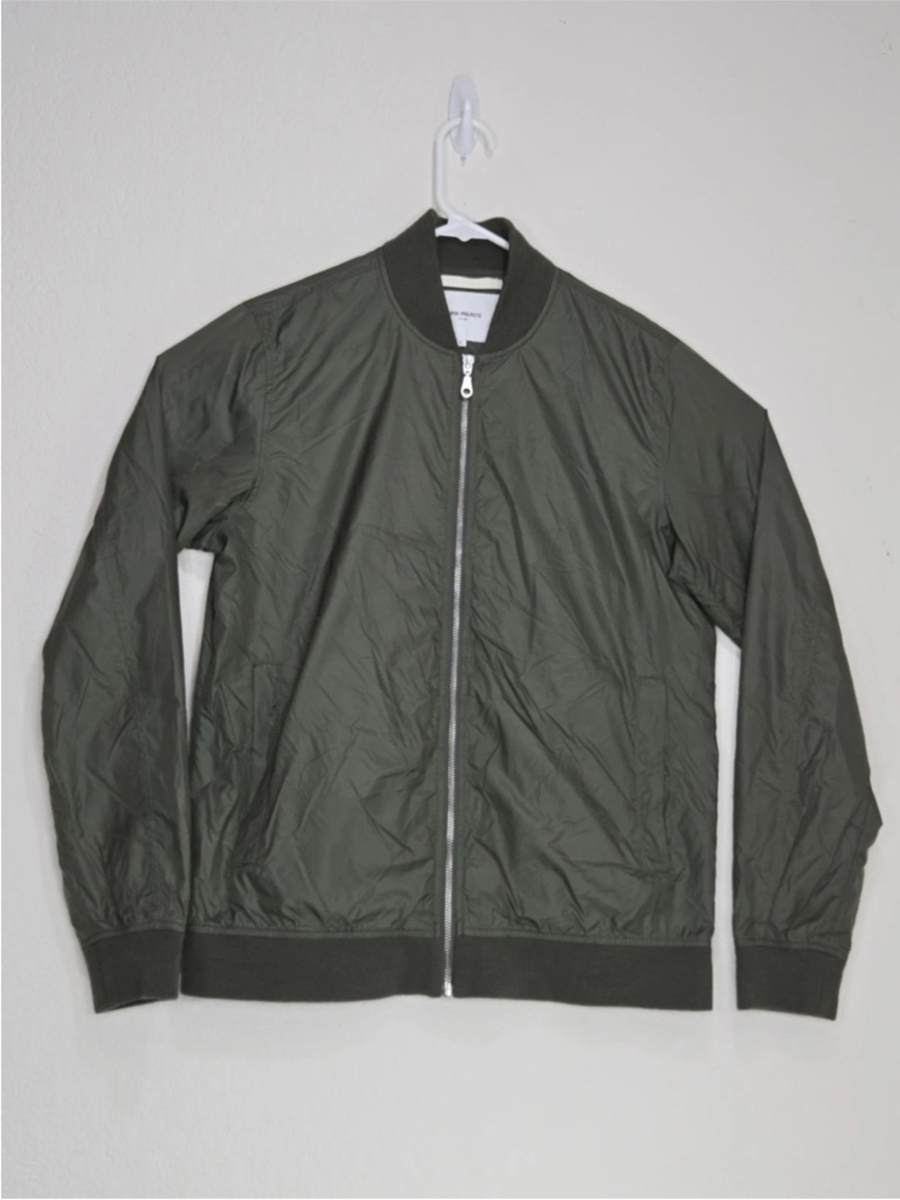 Norse Projects Ryan Light Ripstop Jacket Full Zip Bomber Military Size S Mens